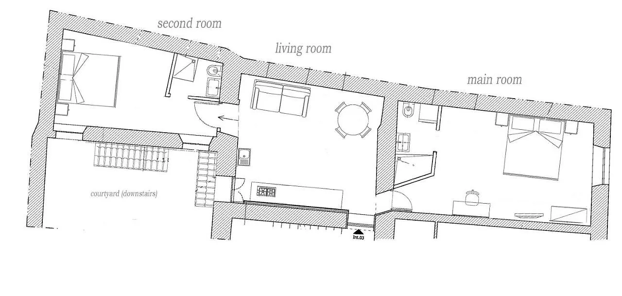 شقة La Casa Dei Marmi روما